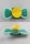 Jucarie Spinner pentru copii, cu ventuza, 2 laturi, Spinimals Premium Koala, culoare verde