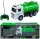Camion cisterna cu telecomanda, verde cu alb, RC