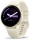 Ceas Garmin vívoactive 6 display AMOLED, dimensiune afisaj 30.4 mm, rezolutie afisaj  390 x 390 pixeli, memorie 8GB, autonomie până la 11 zile (5 zile cu afişajul permanent pornit), rezistanta la apa pana la 5 ATM, greutate: 23g, ramă Lunar Gold cu curea Bone, carcasă Light Sand şi curea din silicon