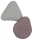 Radiera ergonomica, diverse forme, 2 buc/blister Derwent Professional