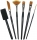 Pensula pentru pictat, diverse modele, blister, negru 6 buc/set Derwent Professional