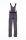 Pantalon cu pieptar, gri inchis / negru / rosu, Highline, Rock Safety 