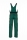 Pantalon cu pieptar, verde / negru / rosu, Highline, Rock Safety 