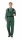 Pantalon cu pieptar, verde / negru / rosu, Highline, Rock Safety 