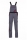 Pantalon cu pieptar, pentru femei, gri inchis / negru / rosu, Highline, Rock Safety