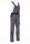 Pantalon cu pieptar, pentru femei, gri inchis / negru / rosu, Highline, Rock Safety