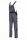 Pantalon cu pieptar, pentru femei, gri inchis / negru / rosu, Highline, Rock Safety