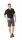 Pantaloni scurti, gri inchis / negru / rosu, Highline, Rock Safety 
