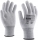 Manusi ESD din poliester cu fibra de carbon, neimersate, versiune economica, Gri, Zebra-2-Eco, Rock Safety 
