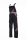 Pantalon cu pieptar, negru / portocaliu / gri, Visline, Rock Safety 
