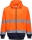 Hanorac bicolor Hi-Vis, cu fermoar frontal, portocaliu/navy, Regular, Portwest 
