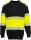 Pulover rezistent la flacara clasa 1, galben/negru, regular, PW3, Portwest