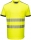 Tricou Hi-Vis S/S, galben/negru, regular, PW3, Portwest