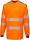 Tricou Hi-Vis L/S , portocaliu/navy, regular, PW3, Portwest