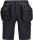 Pantaloni scurți Hi-Vis cu buzunare Holster, negru, regular, DX4, Portwest