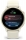 Ceas Garmin vívoactive 6 display AMOLED, dimensiune afisaj 30.4 mm, rezolutie afisaj  390 x 390 pixeli, memorie 8GB, autonomie până la 11 zile (5 zile cu afişajul permanent pornit), rezistanta la apa pana la 5 ATM, greutate: 23g, ramă Lunar Gold cu curea Bone, carcasă Light Sand şi curea din silicon