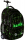 Ghiozdan troler, St.Right, roti silicon, impermeabil, Green Game 
