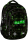 Ghiozdan St.Right, 4 compartimente, ergonomic, impermeabil, Green Game 