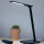 Lampa birou Unilux Linka LED, negru, reglabila, USB si wireless