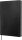 Caiet premium Oxford Signature, A5, 80 file, coperta rigida, negru, dictando