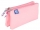 Penar Oxford 2 Zip Floral Pastel, tip etui dublu, 2 fermoare, culoare roz deschis