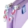 Penar Oxford 2 Zip Floral Pastel, tip etui dublu, 2 fermoare, culoare lila