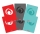 Caiet A4, 48 file, hartie 70g/mp FSC mix, patratele, Rainbow, diverse culori, 5 buc/set, Herlitz