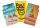 Caiet A4 80 file, hartie 70g/mp FSC mix, patratele, Megamix 2, diverse modele, 5 buc/set, Herlitz