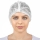Boneta 21 inch, unica folosinta, alb, 100 buc/set