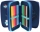 Penar echipat 31 piese 3 fermoare Dip Dye, Herlitz, culoare albastru / turcoaz