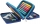 Penar echipat 31 piese 3 fermoare Dip Dye, Herlitz, culoare albastru / turcoaz