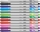 Linere Intensity Medium, 0.8 mm, diverse culori, carcasa de plastic 12 buc/set BIC