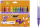 Markere de colorat BIC Kids Comfort Jumbo, cerneala ultra-lavabila pe baza de apa, culori asortate, 4.5mm, 12 buc/set