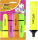 Evidentiator BIC, Highlighter Flat, culori neon asortate, 4 buc/set
