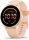 Ceas Garmin vívoactive 6 display AMOLED, dimensiune afisaj 30.4 mm, rezolutie afisaj  390 x 390 pixeli, memorie 8GB, autonomie până la 11 zile (5 zile cu afişajul permanent pornit) rezistanta la apa pana la 5 ATM, greutate: 23g, ramă Pink Dawn cu curea Bone, carcasă Pink Dawn Metallic şi curea din