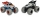 Set 2 masinute Batman si Superman Color Change Monster Jam Spin Master