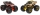 Set 2 masinute Northern Nightmare si Earth Shaker Color Change Monster Jam Spin Master