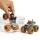 Set 2 masinute Monster Mutt Rottweiler si Scaooby Doo Color Change Monster Jam Spin Master