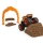 Masina de jucarie macheta El Toro Loco set camioneta cu nisip si accesorii Monster Jam Spin Master