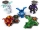 Set de lupta figurine Bakugan cu 5 bile Haos Dragonoid si Darkus Goreene Spin Master