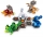 Set de lupta figurine Bakugan cu 5 bile Aurelus Cloptor si Pyrus Trhyno Spin Master