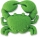 Nisip Kinetic Sand, 900 gr, verde Spin Master