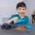 Masina de jucarie macheta Thunder Blue set camioneta cu nisip kinetic Monster Jam Spin Master