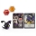 Figurina bila Bakugan S2 Basic Nillious cu card Baku-gear Spin Master