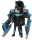 Figurina Nightwing, 10 cm, cu mega accesorii pentru lupta Spin Master