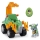PATRULA CATELUSILOR SET VEHICUL CU CATELUS ROCKY SI FIGURINA DINO SURPRIZA SPIN MASTER