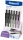Roller Pina Colada Edition, grip ergonomic, ambidextru, 1 rezerva albastra inclusa, 3 culori metalice asortate mov-olive-antracit, display 12 buc, Parker