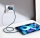 Incarcator retea Baseus Super Si, Quick Charge 20W, 1 x USB Type-C 5V/3A, albastru