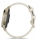 Ceas Garmin Lily 2 Active, display AMOLED, dimensiune afisaj 25,4 mm x 21,3 mm, rezolutie afisaj 240 x 201 pixeli, memorie 8GB, autonomie pana la 9 zile, rezistanta la apa pana la 5 ATM, greutate: 24,4g, ramă MLunar Glod şi curea Bone din silicon
