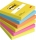 Notite adezive neon ENERGETIC Post-It® 6 buc/set 76 mm x 76 mm 100 file/buc 3M